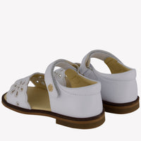 Andanes Girls Sandals  White