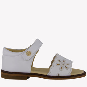 Andanes Girls Sandals  White