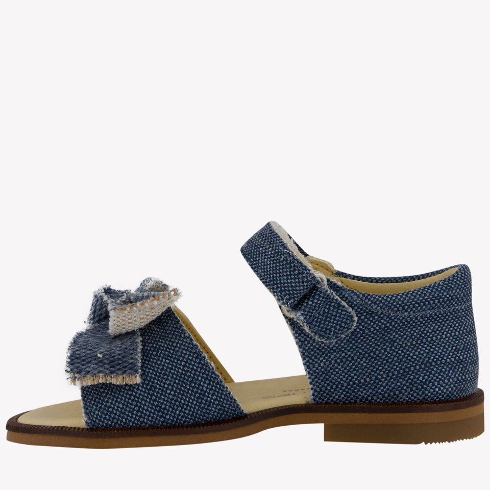 Andanines Girls Sandals In Blue