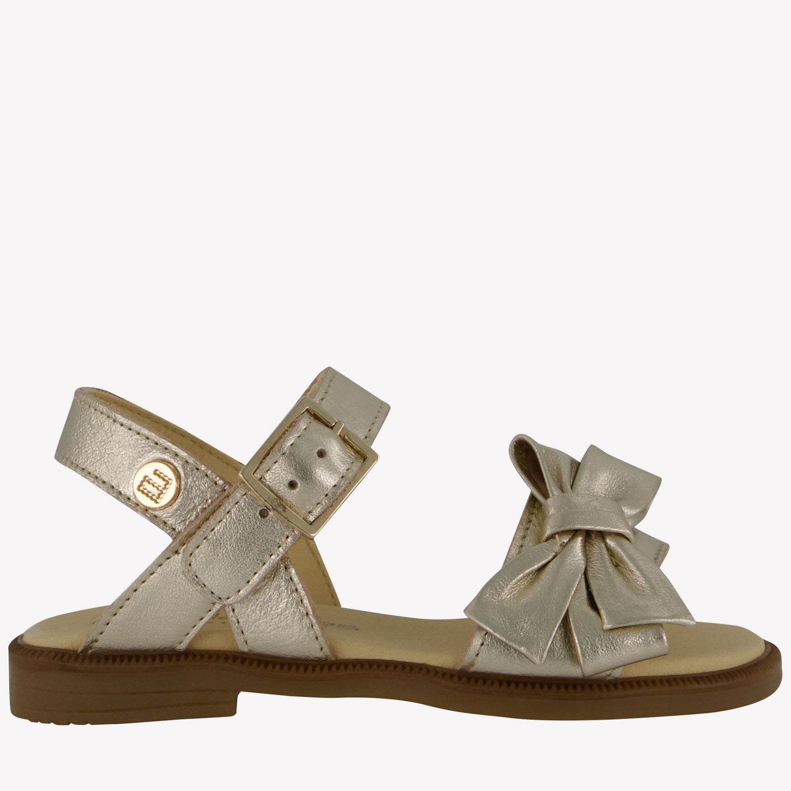 Andanines Girls Sandals In Gold