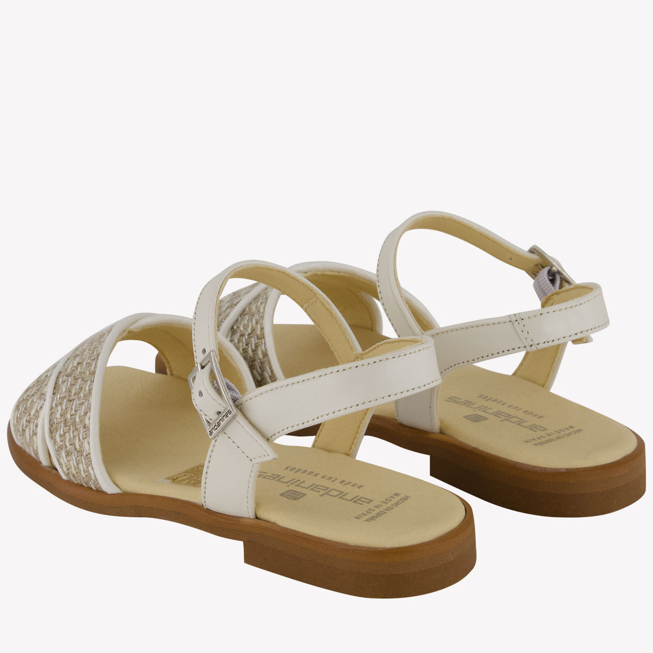 Andanes Girls Sandals  Beige
