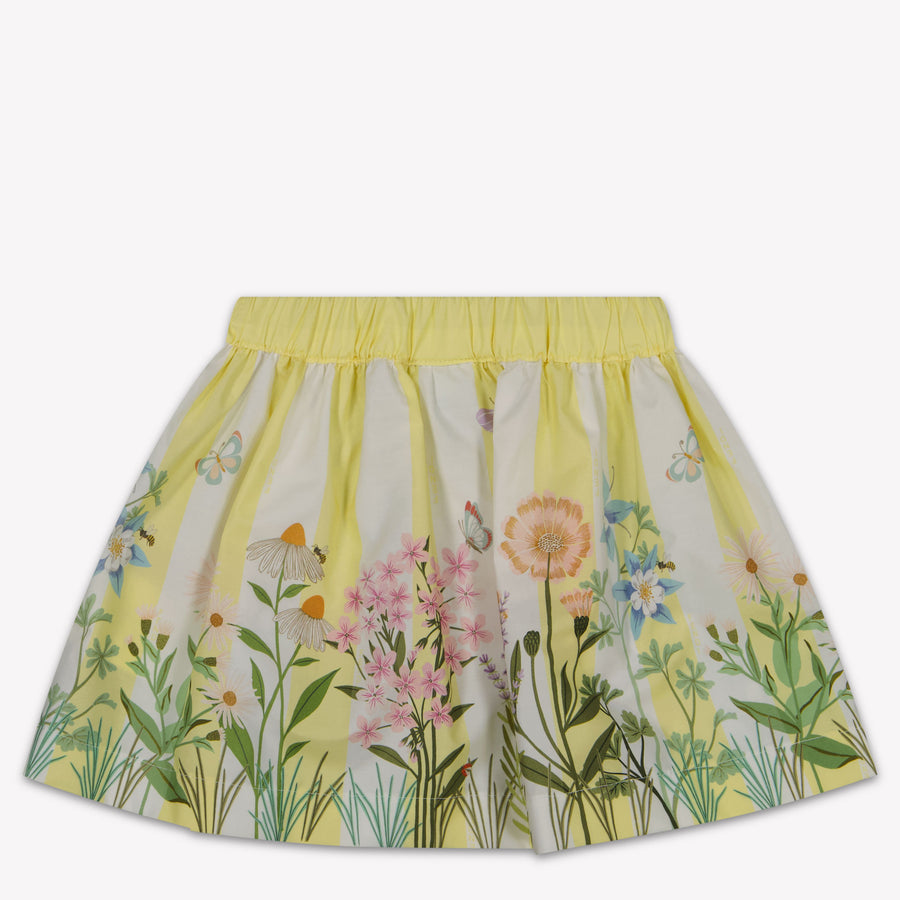 Fendi Baby Meisjes Rokje In Geel