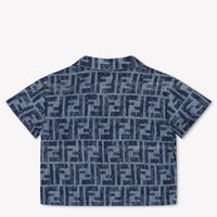 Fendi Baby Jongens Blouse In Blauw
