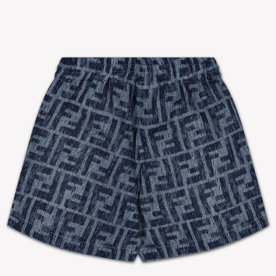 Fendi Baby Jongens Shorts In Blauw