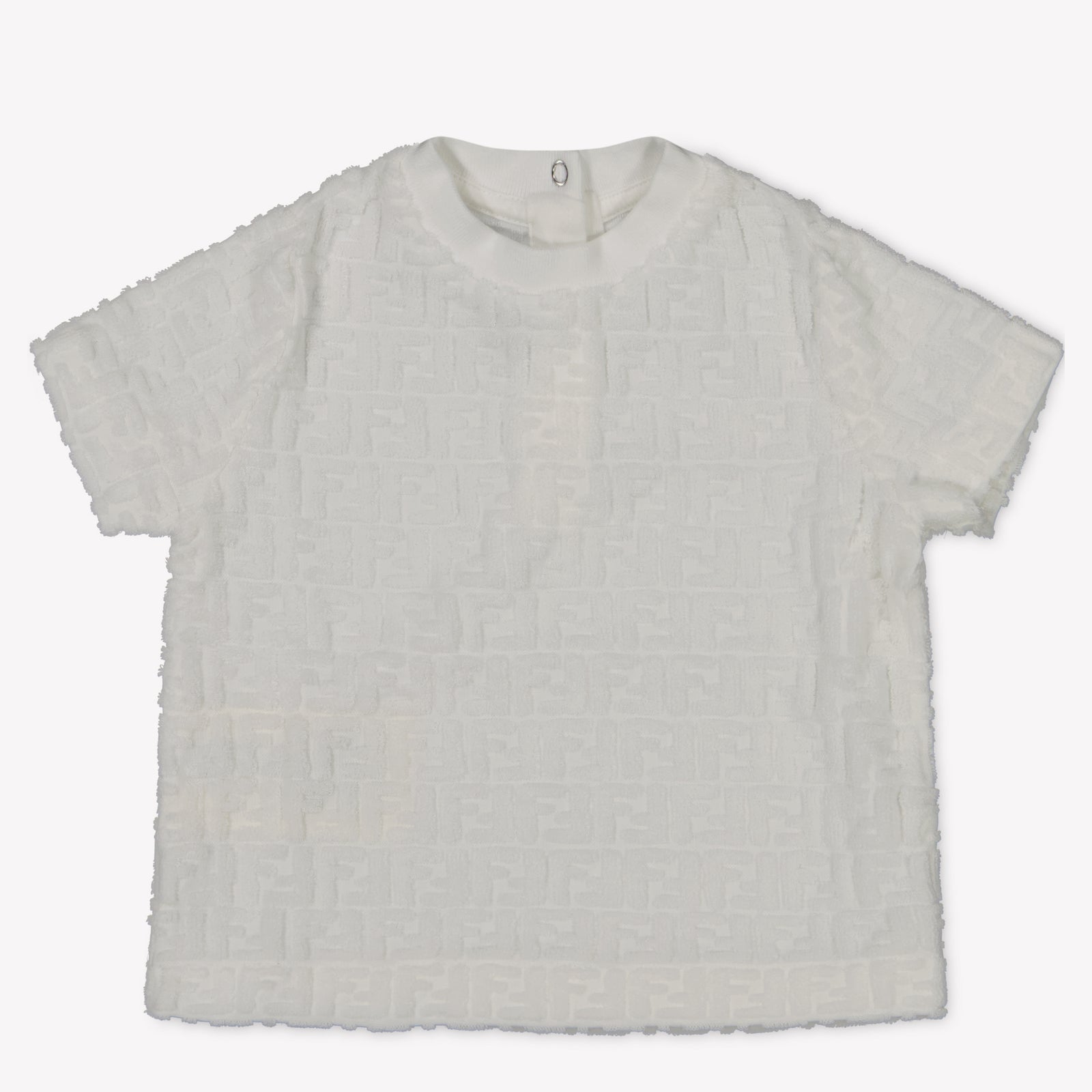 Fendi Baby Unisex T-Shirt in White