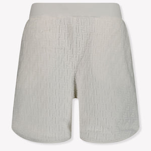 Fendi Kinder Unisex Shorts In Wit