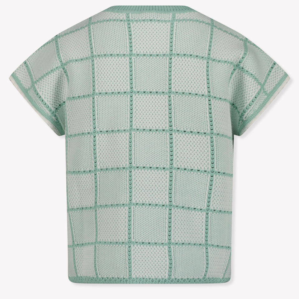 Fendi Kinder Meisjes T-Shirt In Mint