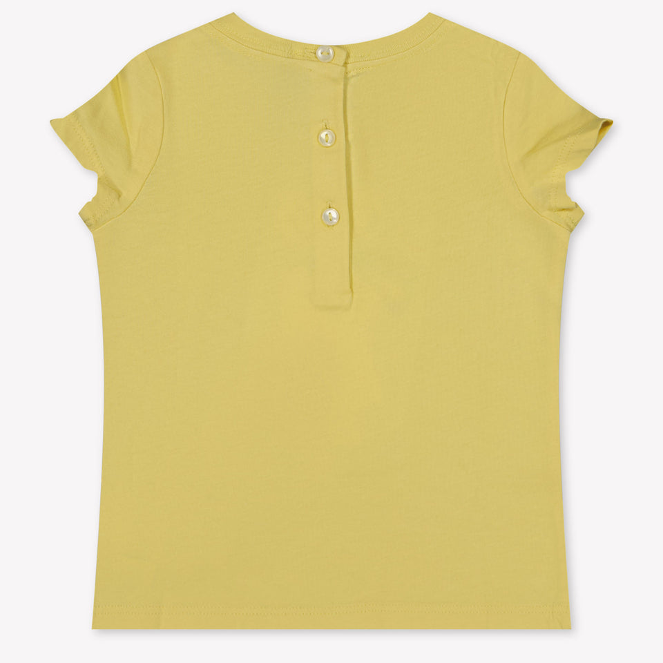 Ralph Lauren Baby Meisjes T-Shirt In Geel