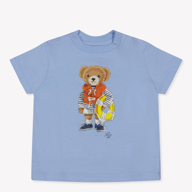 Ralph Lauren Baby Jongens T-Shirt In Licht Blauw