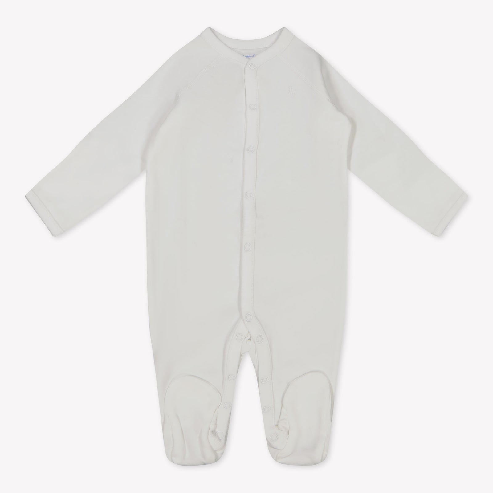 Ralph Lauren Baby Unisex Playsuit in White