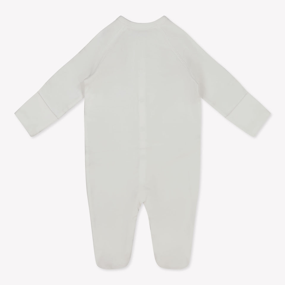 Ralph Lauren Baby Unisex Playsuit in White