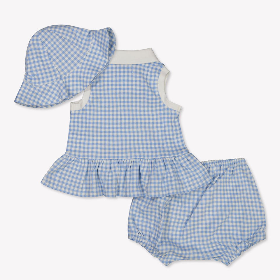 Ralph Lauren Baby Girls Set in Light Blue