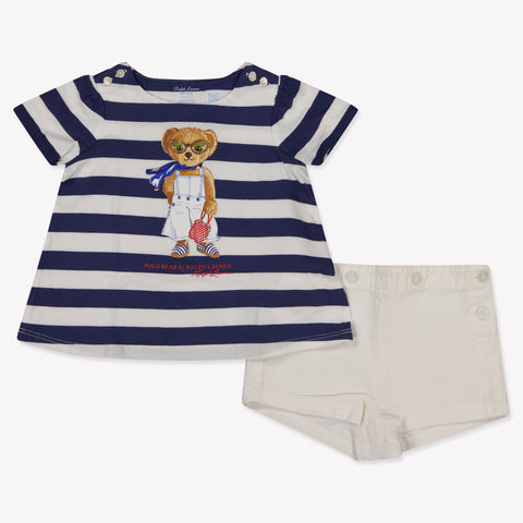 Ralph Lauren Baby Girls Set in Navy