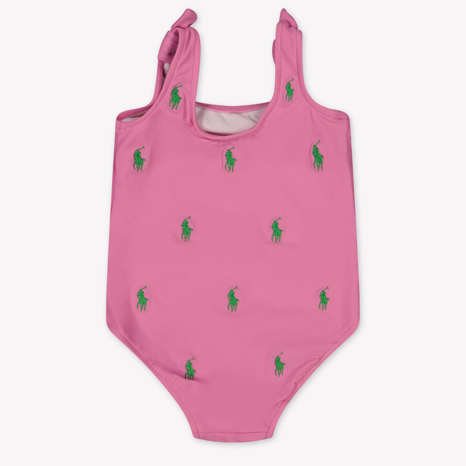 Ralph Lauren Baby Meisjes Zwemkleding In Roze