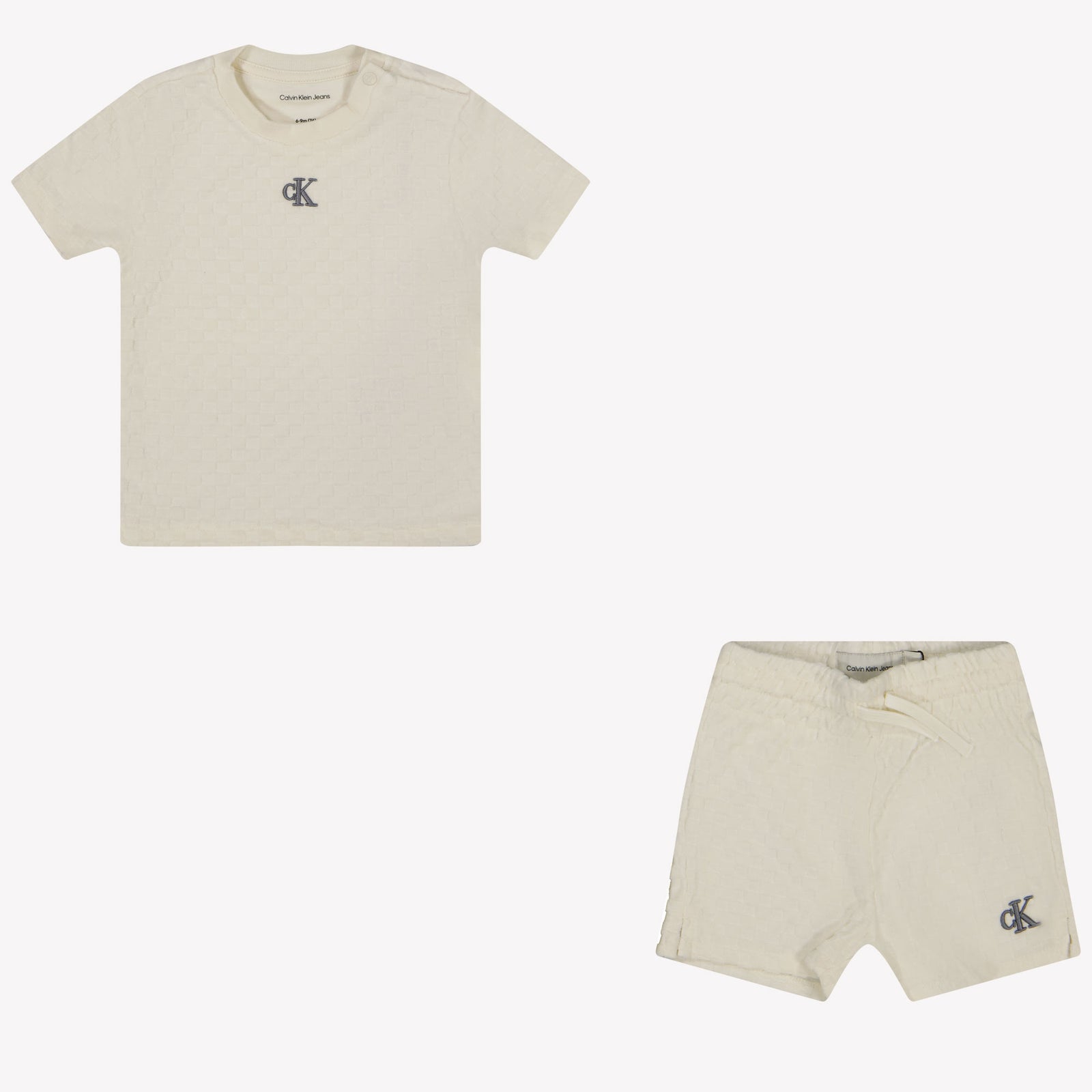 Calvin Klein Baby Unisex Setje In Off White