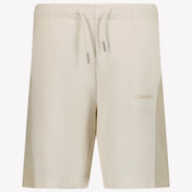 Calvin Klein Kids Boys Shorts In OffWhite