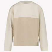 Calvin Klein Kids Boys Sweater in OffWhite