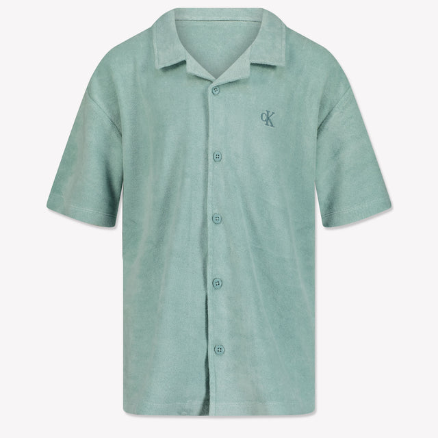 Calvin Klein Kinder Jongens Polo In Mint