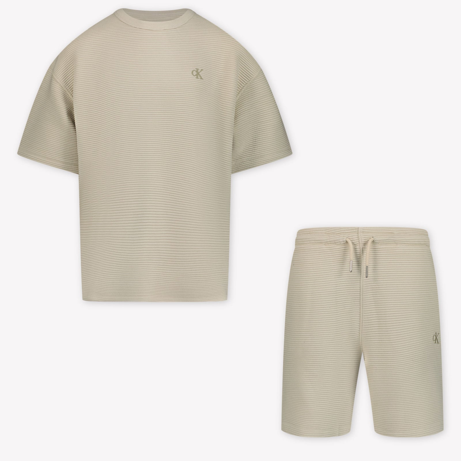 Calvin Klein Kids Boys Set in Beige