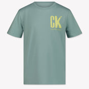 Calvin Klein Kinder Jongens T-Shirt In Mint