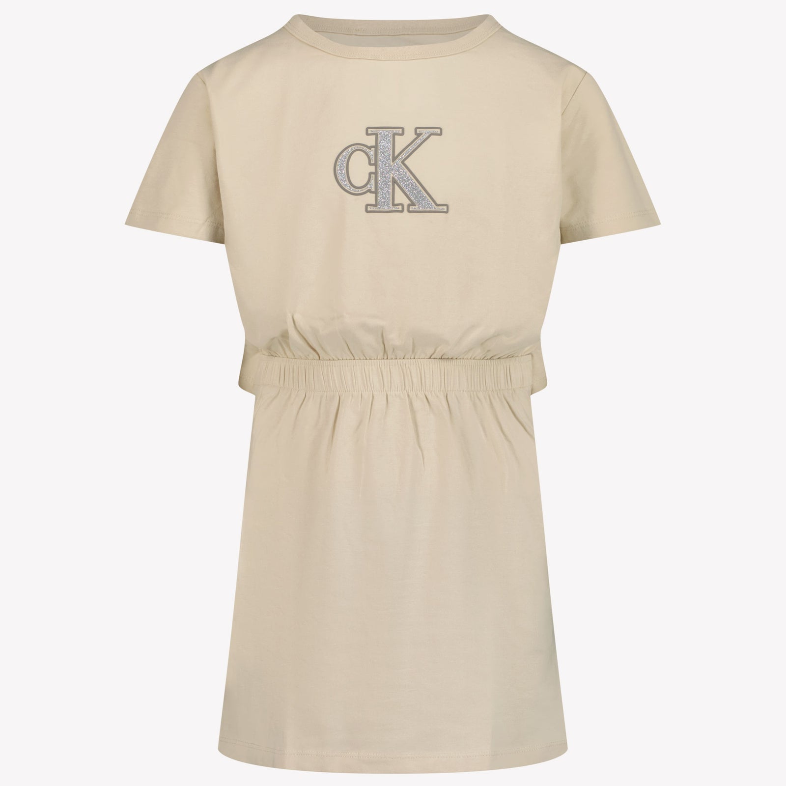 Calvin Klein Kids Girls Dress Light Beige