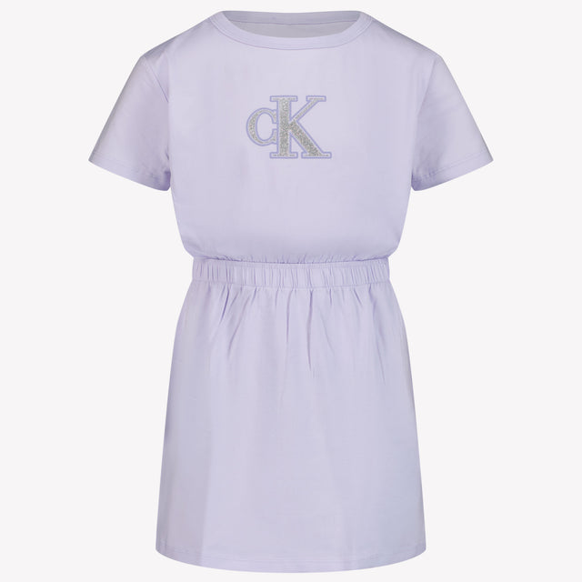 Calvin Klein Kids Girls Dress Lilac