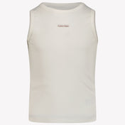 Calvin Klein Kinder Meisjes T-Shirt In Wit