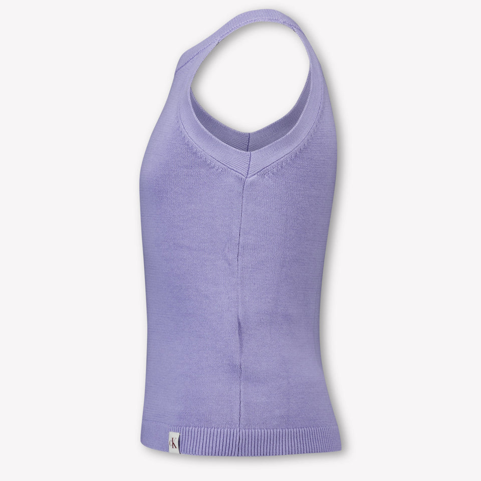 Calvin Klein Kids Girls  T-Shirt Lilac