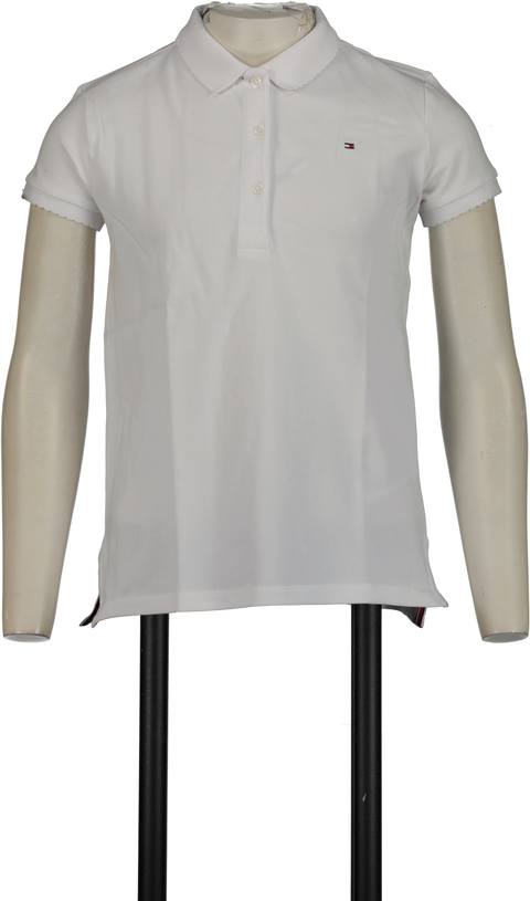 Tommy Hilfiger Kids Girls Polo in White