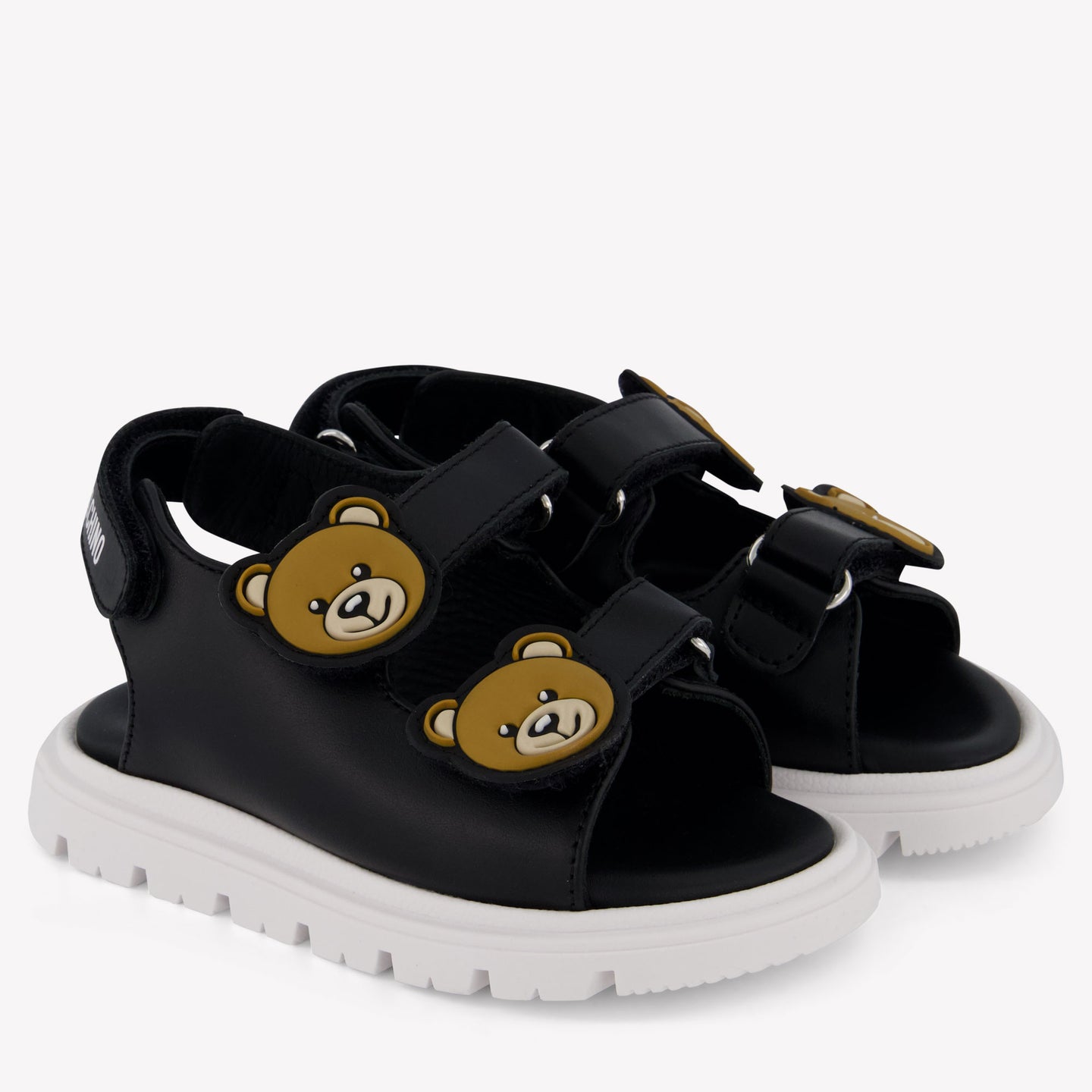 Moschino Unisex Sandals In Black