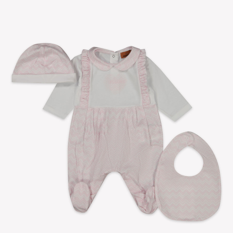 Missoni Baby Girls boxing suit in Light Pink