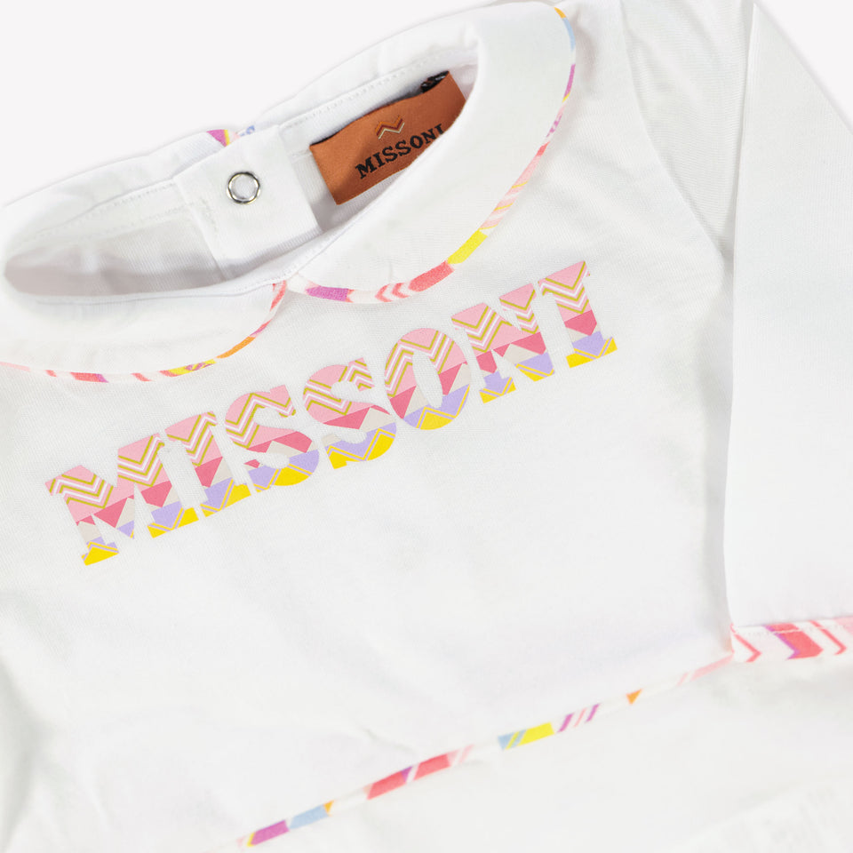 Missoni Baby Meisjes Boxpakje In Wit