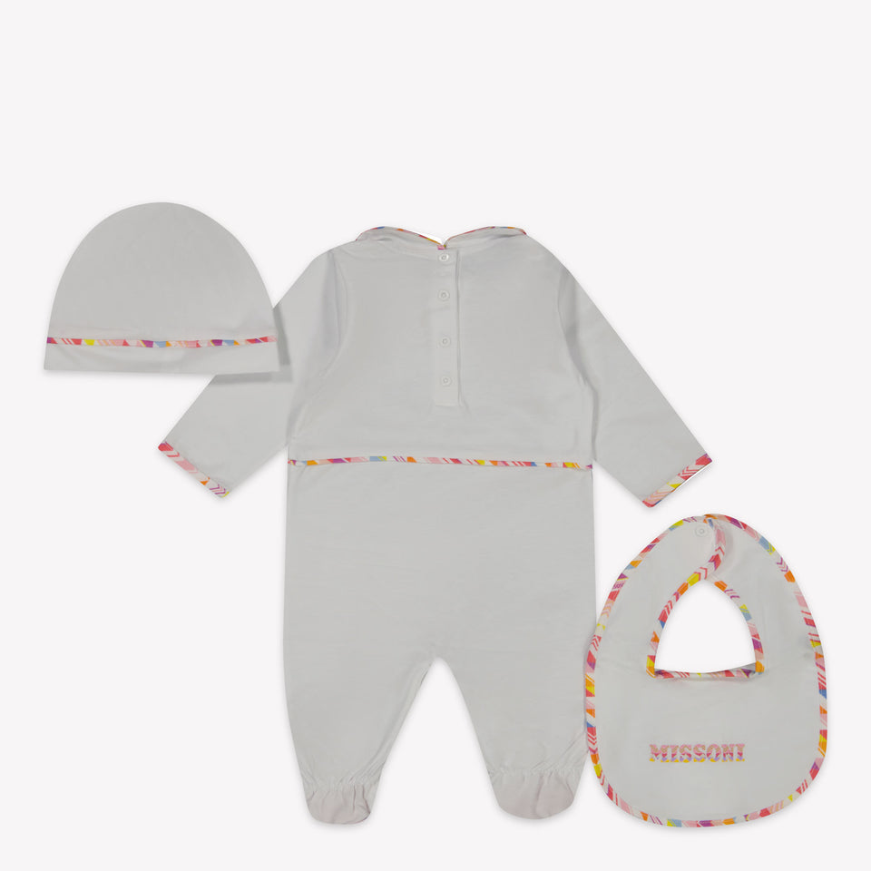 Missoni Baby Girls boxing suit in White