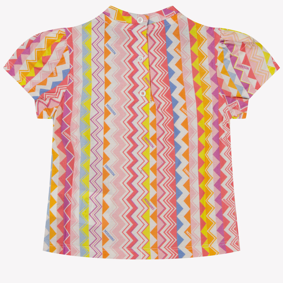 Missoni Baby Meisjes T-Shirt In Roze