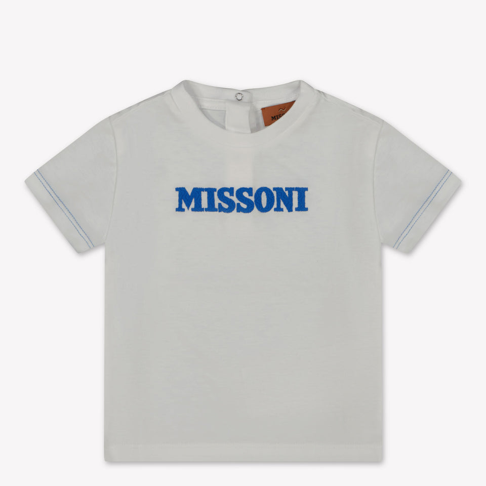 Missoni Baby Boys T-Shirt in White