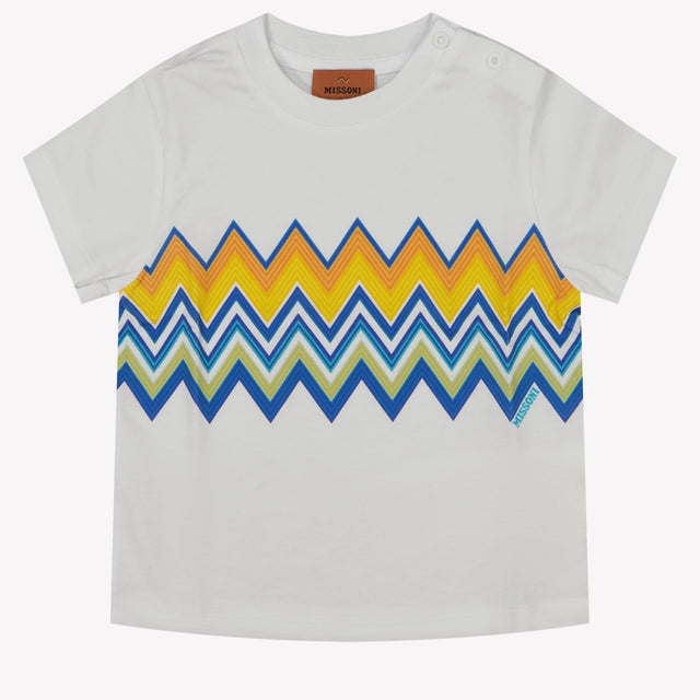 Missoni Baby Jongens T-Shirt In Wit