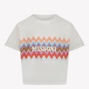 Missoni Kids Girls in T-Shirt White