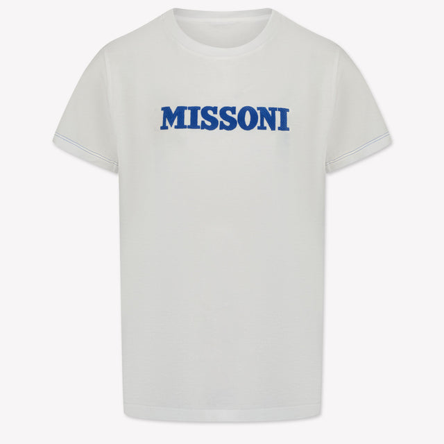 Missoni Kids Boys in T-Shirt White