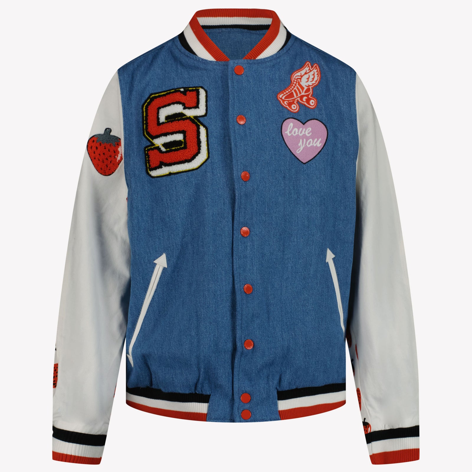 Stella McCartney Kids Girls Jackets In Jeans