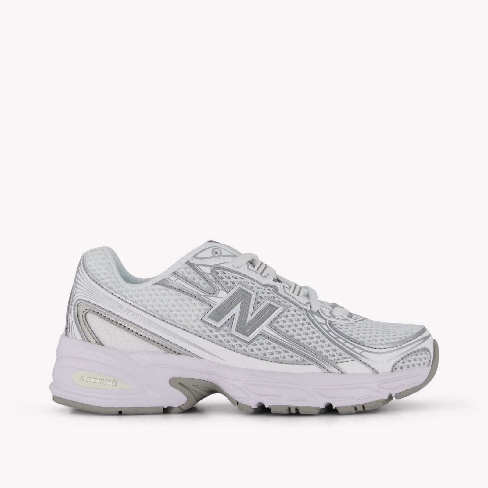 New Balance 740 Meisjes Sneakers In Zilver