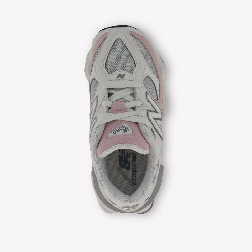 New Balance 9060 Meisjes Sneakers In Licht Roze