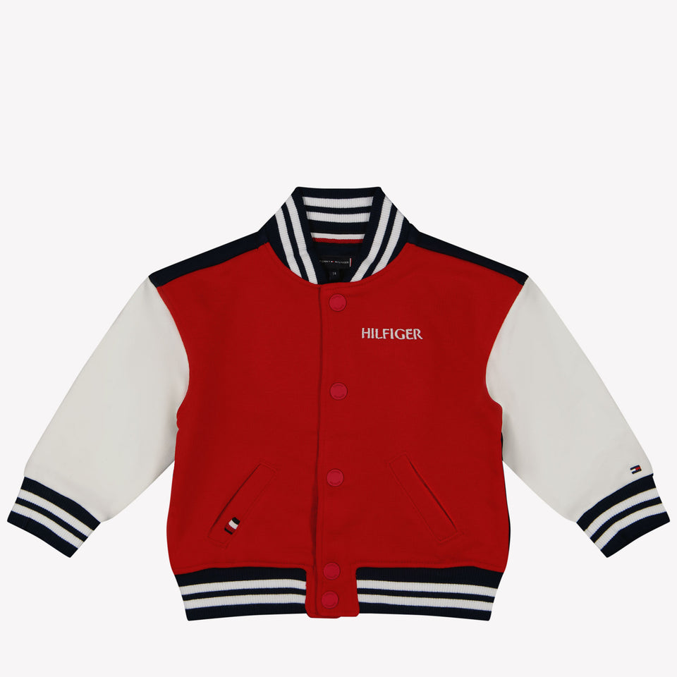 Tommy Hilfiger Baby Jongens Zomerjas In Rood