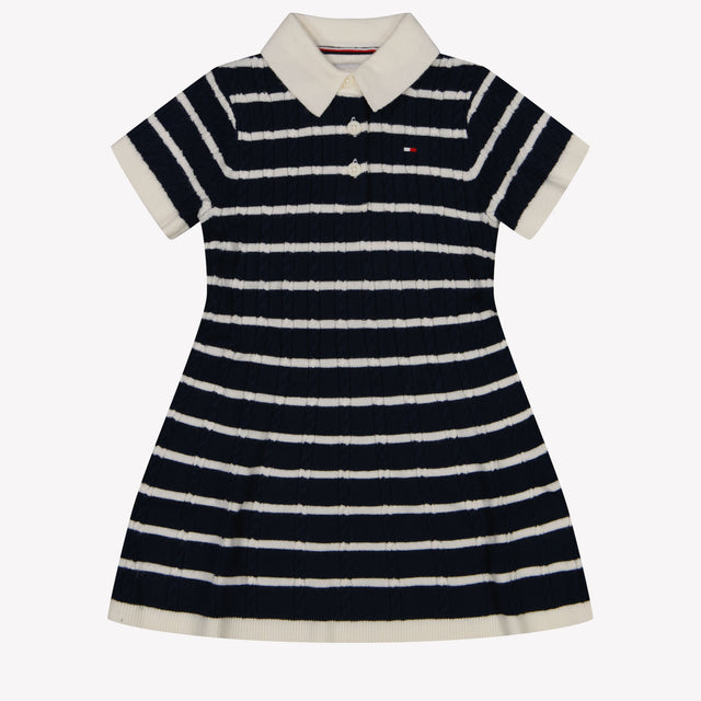 Tommy Hilfiger Baby Girls Dress In Navy