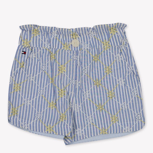 Tommy Hilfiger Baby Meisjes Shorts In Licht Blauw