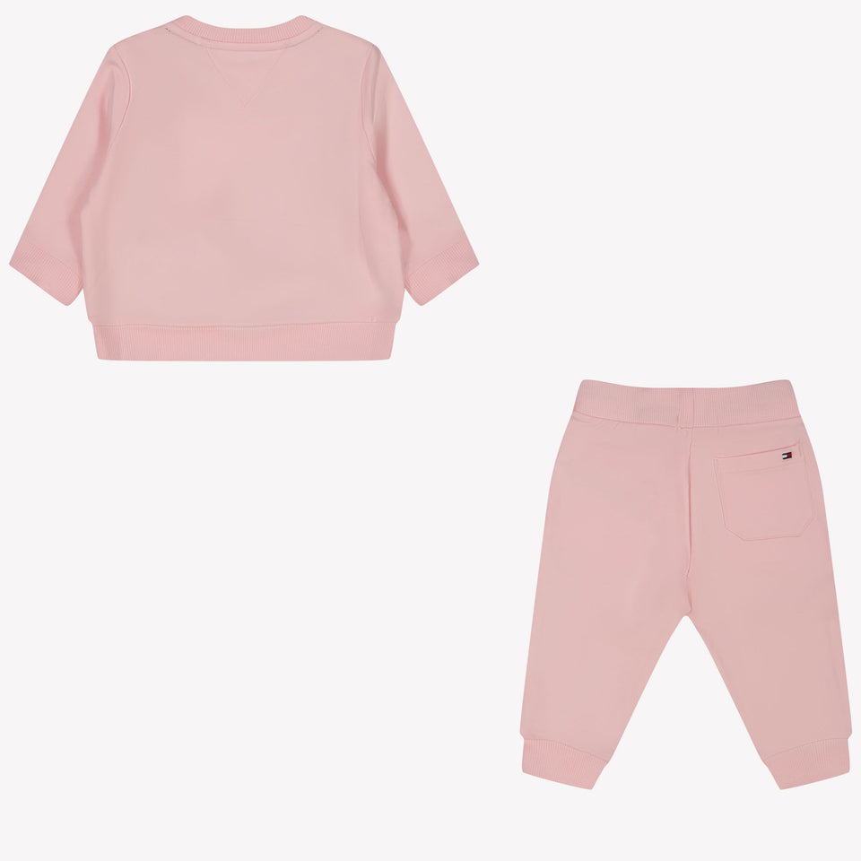 Tommy Hilfiger Baby Meisjes Joggingpak In Roze