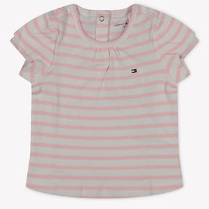 Tommy Hilfiger Baby Meisjes T-Shirt In Wit