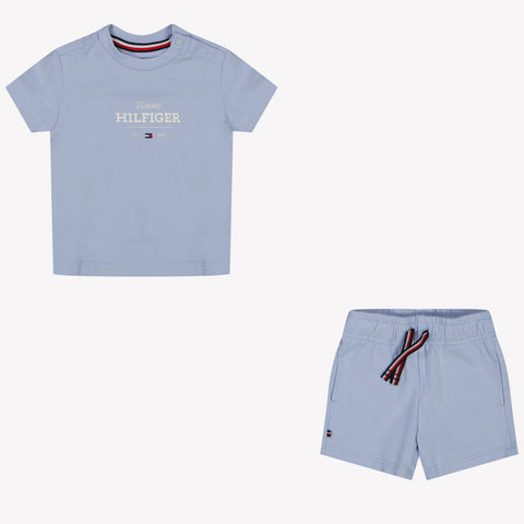 Tommy Hilfiger Baby Unisex T-Shirt in Light Blue