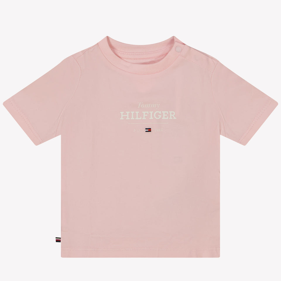 Tommy Hilfiger Baby Unisex T-Shirt in Pink