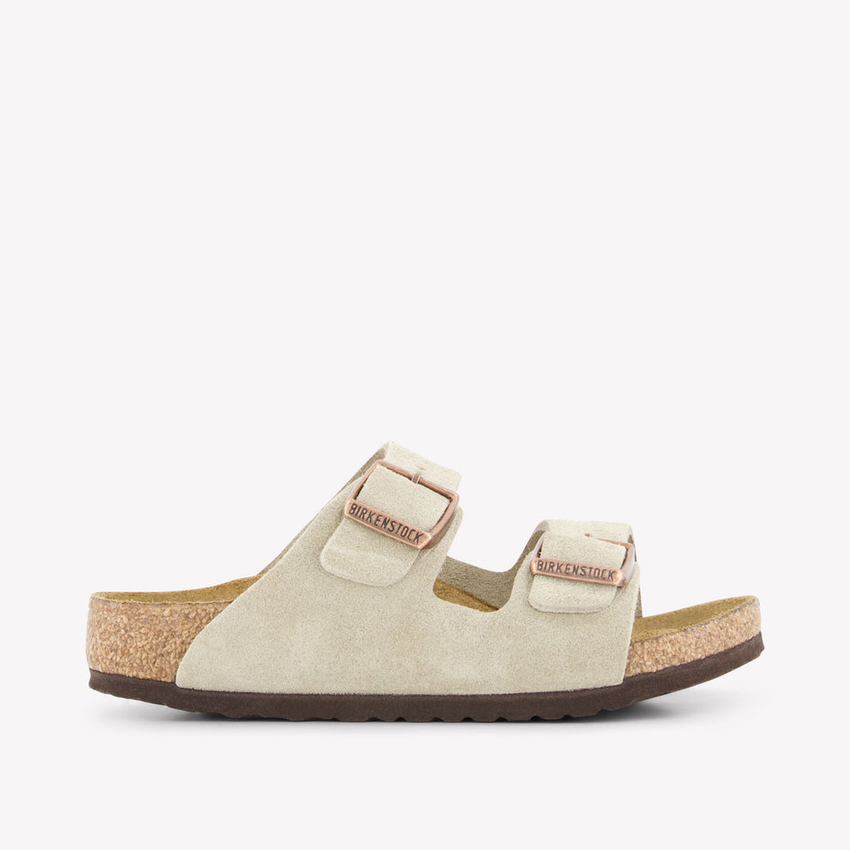 Birkenstock Unisex Slippers In Taupe