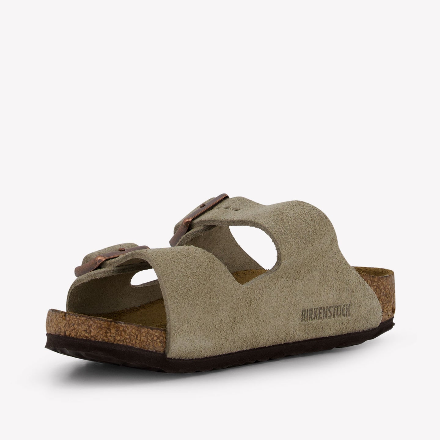 Birkenstock Unisex Slippers In Taupe